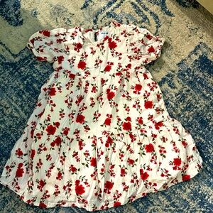 Old Navy Girls long sleeve flower dress. Size 4T